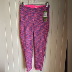 Lilly Pulitzer Luxletic Weekender Tiki Pink Space Dye Crop Leggings, Medium, NWT
